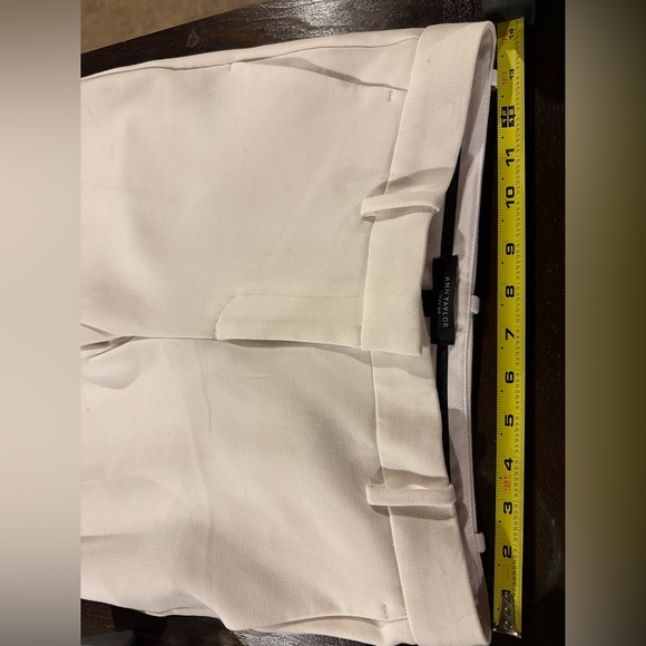 NWOT- ANN TAYLOR- winter white pants:  The Sophia Straight Pant - Picture 9 of 9